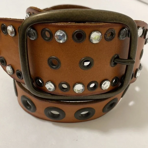 Gap Leather Belt Women's Medium Brown - Picture 3 of 5